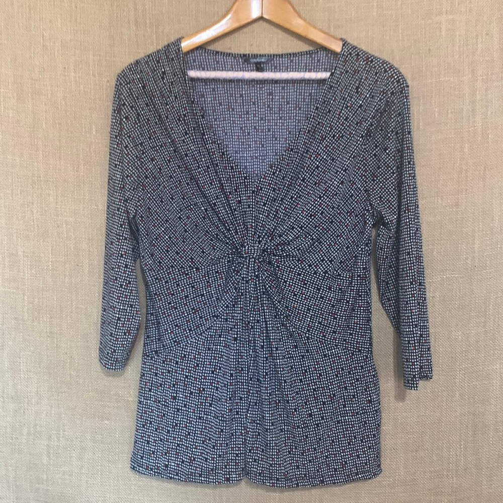 Daisy Fuentes Black and White Blouse